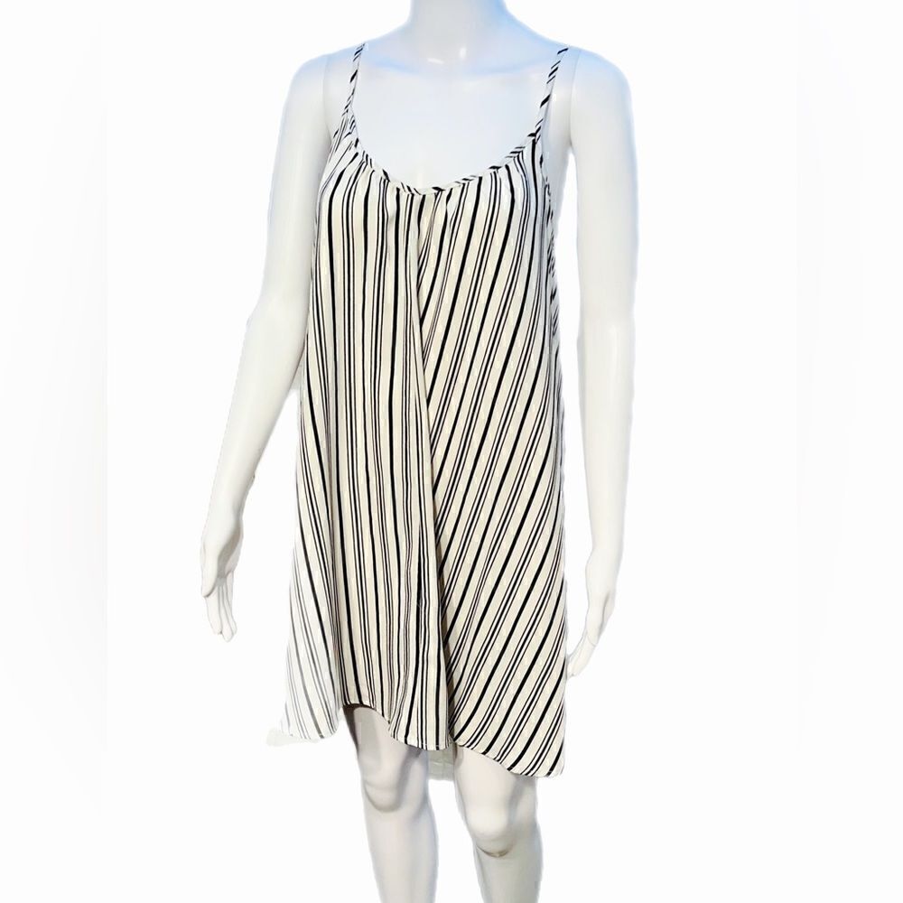 Lucca Couture Black & White Striped Dress